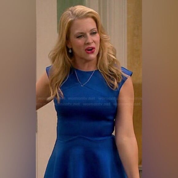 Ted Baker Arwyn Mini Blue Dress Cap Sleeve Size 4 - Picture 6 of 11